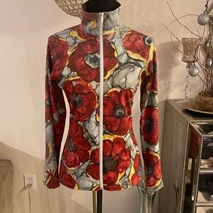 Vibrant Floral Women's active Jacket SP